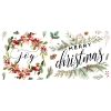 Picture of Merry Christmas Wreath Peel and Stick Wall Decals