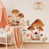 Picture of Mushroom Giant Peel and Stick Wall Decals