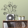 Picture of Music Note Scroll Wall Decals