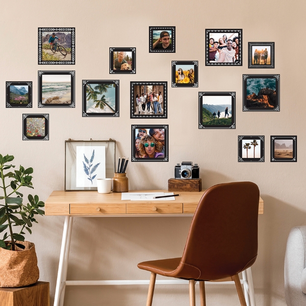 Picture of Ornate Gallery Frames Peel & Stick Wall Decals