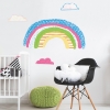 Picture of Pattern Rainbow Peel and Stick Giant Wall Decals