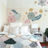 Picture of Perennial Blooms Peel and Stick Giant Wall Decals