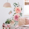 Picture of Pink Roses Peel and Stick Giant Wall Decals