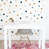 Picture of Pink, Yellow, and Blue Dot Peel and Stick Wall Decals