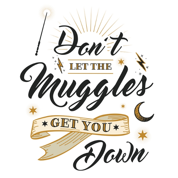 Picture of Harry Potter Muggles Wall Quote Giant Wall Decals