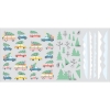 Picture of Retro Christmas Cars Peel and Stick Wall Decals