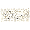 Picture of Seasons Greetings Peel And Stick Wall Decals With Metallic Ink