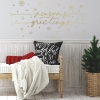 Picture of Seasons Greetings Peel And Stick Wall Decals With Metallic Ink