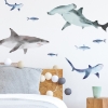 Picture of Sharks Peel and Stick Wall Decals