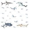 Picture of Sharks Peel and Stick Wall Decals