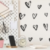 Picture of Sketchy Hearts Peel and Stick Wall Decals