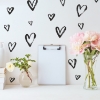 Picture of Sketchy Hearts Peel and Stick Wall Decals