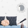 Picture of Sunburst Wall Decals with Circle Mirror