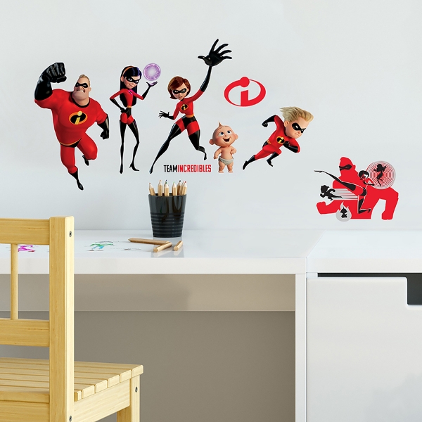 Picture of Disney Pixar Incredibles 2 Peel and Stick Wall Decals