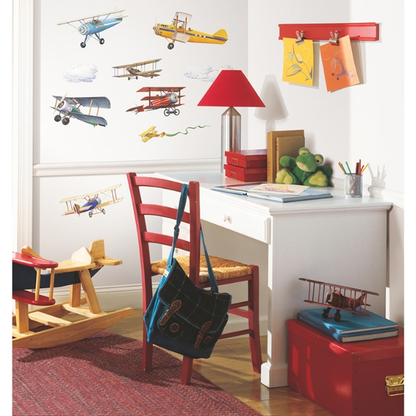 Picture of Vintage Planes Wall Decals