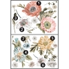 Picture of Vintage Poppy Floral Peel and Stick Giant Wall Decals