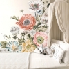 Picture of Vintage Poppy Floral Peel and Stick Giant Wall Decals