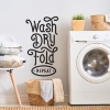 Picture of Wash Dry Fold Repeat Peel and Stick Wall Decals