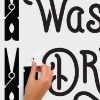 Picture of Wash Dry Fold Repeat Peel and Stick Wall Decals