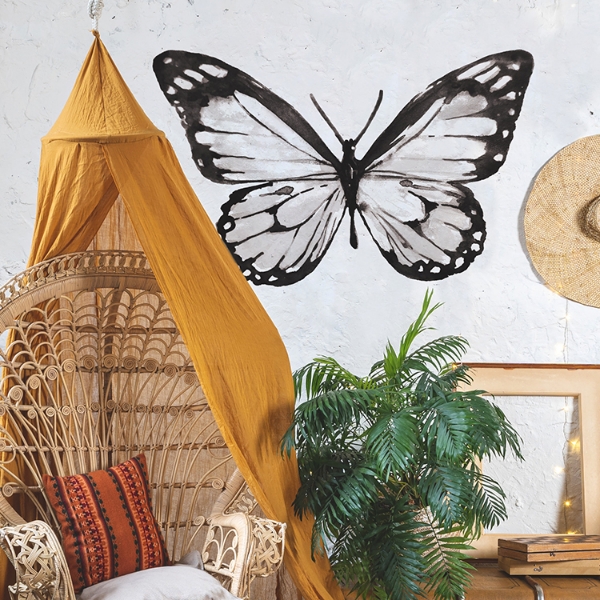 Picture of Watercolor Butterfly Peel and Stick Giant Wall Decals