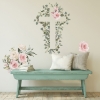 Picture of Watercolor Floral Cross Giant Peel & Stick Wall Decals