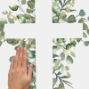 Picture of Watercolor Floral Cross Giant Peel & Stick Wall Decals