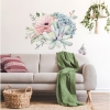 Picture of Watercolor Floral Succulents Peel and Stick giant Wall Decals