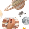 Picture of Watercolor Planets Peel and Stick Giant Wall Decals