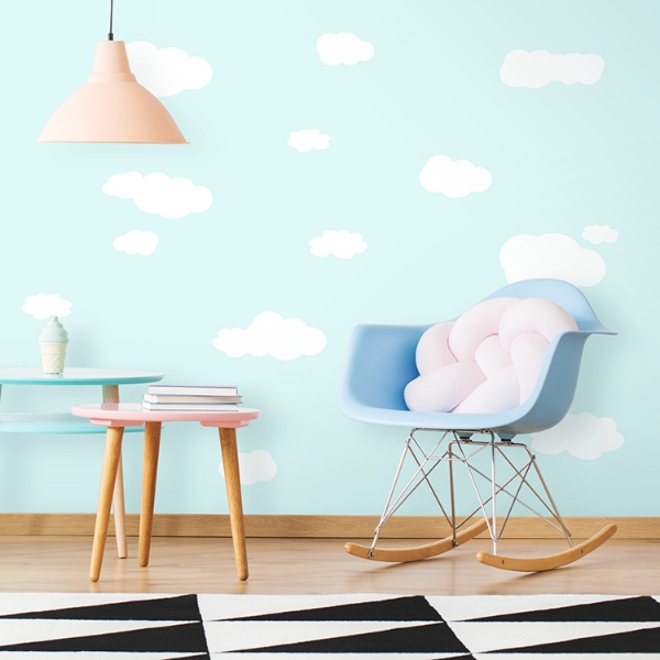 Picture of White Clouds Wall Decals