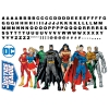 Picture of Justice League Peel And Stick Giant Wall Decals With Alphabet