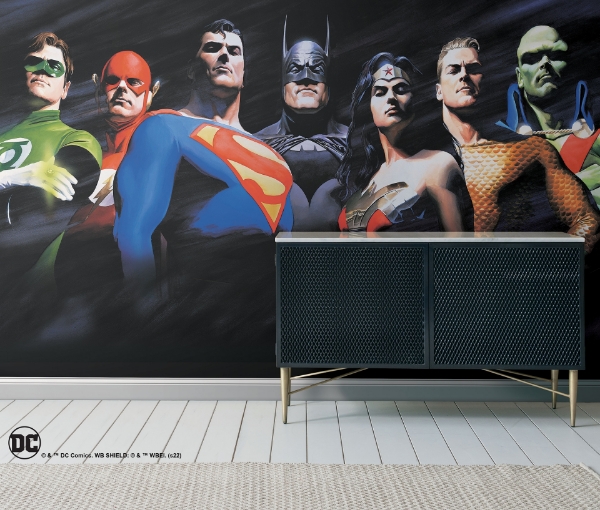 Picture of Alex Ross - Justice League Peel & Stick Wallpaper Mural