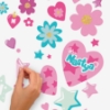 Picture of Like Nastya Hearts And Stars Giant Peel & Stick Wall Decals