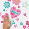 Picture of Like Nastya Hearts And Stars Giant Peel & Stick Wall Decals