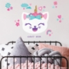 Picture of Like Nastya Unicorn Cat Giant Peel & Stick Wall Decals W/Alphabet