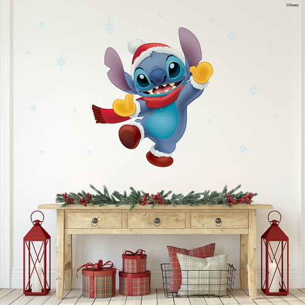 Picture of Disney Santa Stitch Wall Decals