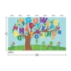 Picture of Alphabet Tree Peel & Stick Mural