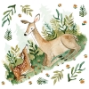 Picture of Mama and Baby Woodland Deer Peel and Stick Giant Wall Decals