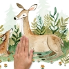 Picture of Mama and Baby Woodland Deer Peel and Stick Giant Wall Decals