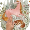 Picture of Woodland Magic Unicorn and Fox Peel and Stick Giant Wall Decals