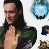 Picture of Loki Peel And Stick Giant Wall Decal