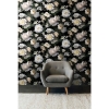 Picture of Black Photographic Floral Peel and Stick Mural