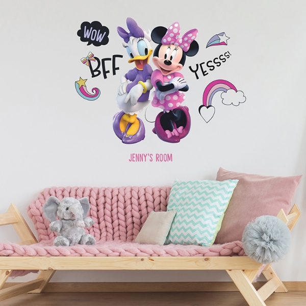 Picture of Minnie Mouse Peel And Stick Giant Wall Decals with Alphabet