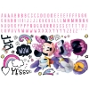 Picture of Minnie Mouse Peel And Stick Giant Wall Decals with Alphabet