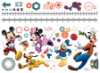 Picture of Mickey And Friends Growth Chart Peel And Stick Wall Decals