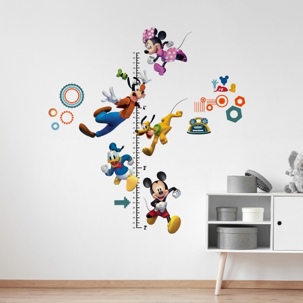 Picture of Mickey And Friends Growth Chart Peel And Stick Wall Decals