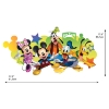 Picture of Mickey & Friends Peel and Stick Giant Wall Decals with Alphabet for Personalization