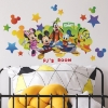 Picture of Mickey & Friends Peel and Stick Giant Wall Decals with Alphabet for Personalization