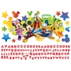 Picture of Mickey & Friends Peel and Stick Giant Wall Decals with Alphabet for Personalization