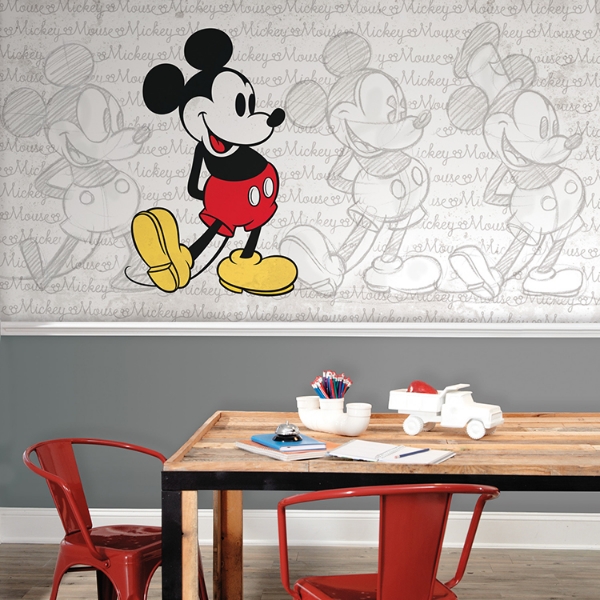 Picture of Classic Mickey Spray and Stick Wallpaper Mural