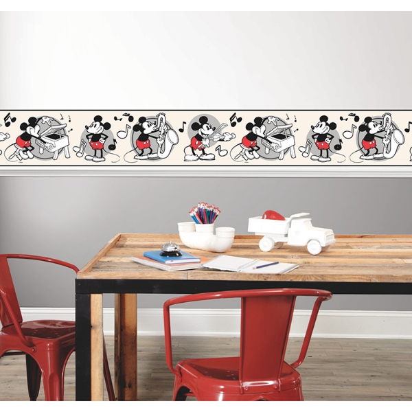 Picture of Disney Vintage Mickey Mouse Peel and Stick Border